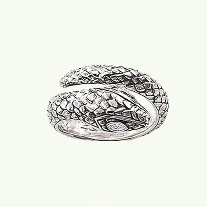 Gothic snake ring